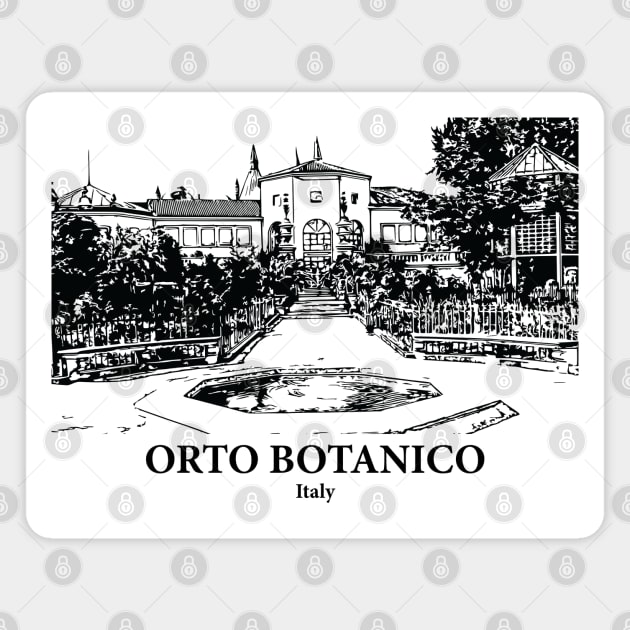 Orto Botanico - Italy Magnet by Lakeric